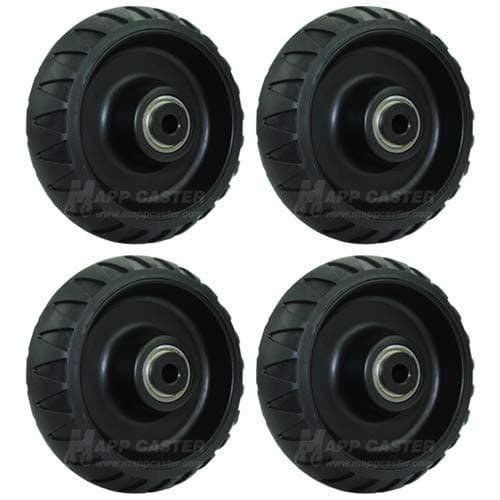 Stryker Stretcher 6" x 2" Replacement Wheels - Set of 4 - Mapp Caster