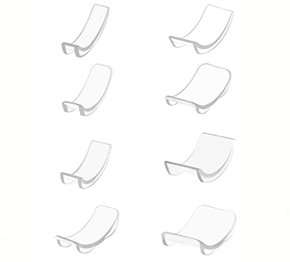 Ring Size Adjuster for Loose Rings (Pack of 8,8 Sizes) silicone