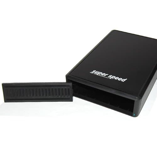 SuperSpeed USB 3.0 Aluminum 5.25"/3.5" Enclosure, for SATA HDD/Optical Drives (Black)