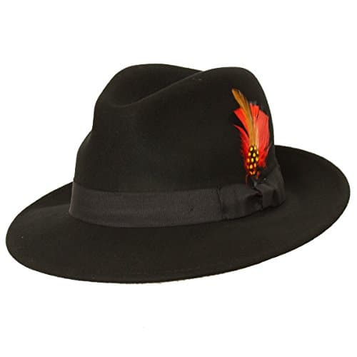 9th Street Reverb Classic Felt Fedora 100% Wool
