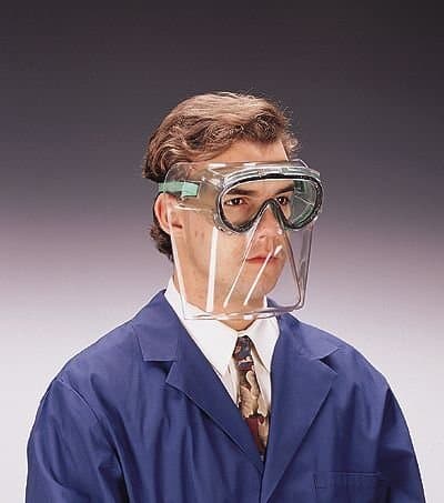 MTL (10179) Combination Googles/Face Shield, Clear Anti-Fog