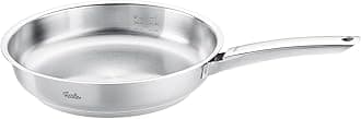 Fissler (Fissler) Frying Pan, 11.0 inches (28 cm), Pure Collection, Compatible with Gas Fire/IH, Oven Safe, All Stainless Steel, Made in Germany [Officially Sold in Japan] 086-374-28-100 Silver