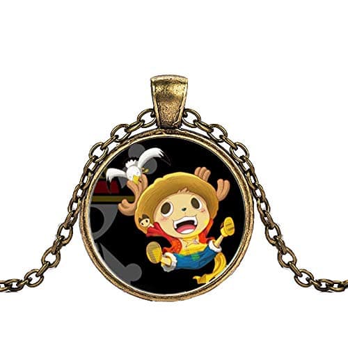 2018 Hot Necklace ONE Piece Monkey D Luffy Anime Skull Pendant Necklace Flag Pirate Metal Necklace Cosplay Anime Necklace