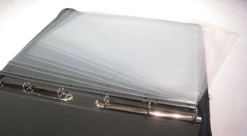A3 Size 25 Pack - MeMyArt Portfolio Clear Photography Presentation Display Sleeves for Ring-Binder portfolios