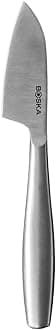 Stainless Steel Cheese Knife - Copenhagen Nr.3 For All Types of Cheese - Multi-Functional Cheese Slicer - Handheld Slicer - Silver Non-Stick - Dishwasher Safe - For Kitchen Cooking