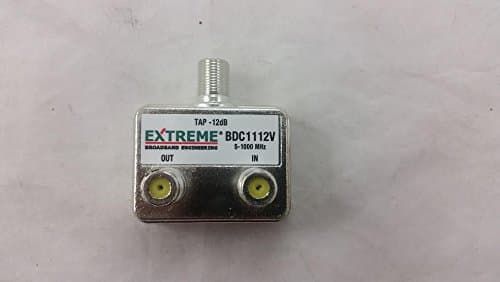Extreme Broadband 1 Count Silver Coaxial Cable Coupler for Cable Modem, Satellite Receiver, Digital TV & More