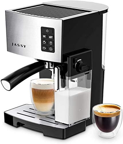 Espresso Coffee Machines Cappuccino Machine & Latte Machine with 19 Bar Powerful Pump Espresso Brewer for Home Café Brewing,Powerful Milk Frothing,Automatic Brewing,1250W