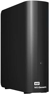 Western Digital 20Tb Elements Desktop External Hard Drive, Usb 3.0 External Hard Drive For Plug-And-Play Storage - Wdbwlg0200Hbk-Nesn, Pack of 1