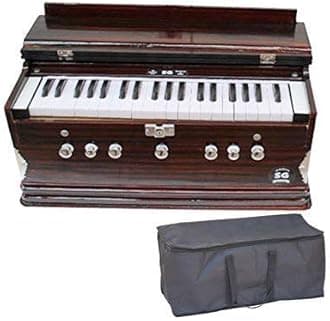 SG Musical harmonium bass+male two reeds, finish lacquer, 7 stopper (5 stops 2 drones)