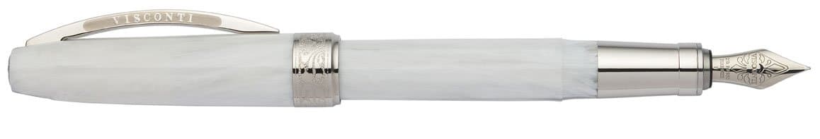 VISCONTIVenus Medium Nib Fountain Pen - White