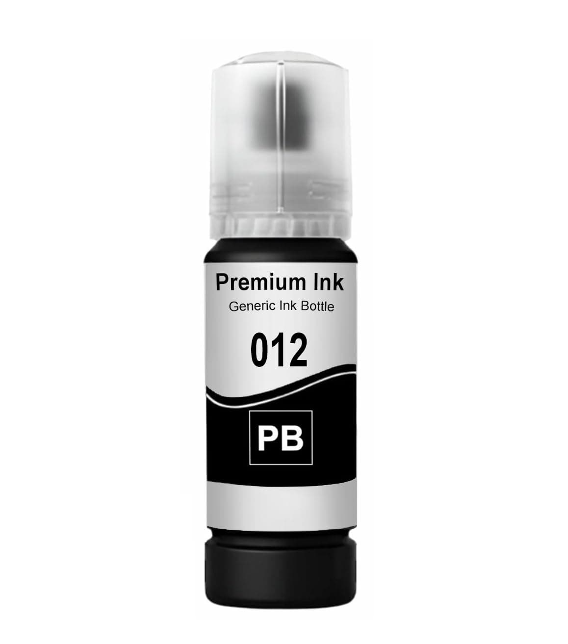 CANOFF 011 & 012 Refill Ink Bottle Compatible with Epson Model L8180 and L8160 Printer (Photo Black)