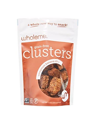 WholeMe, Cinnamon Banana Chip Grain-Free Clusters, 8 oz