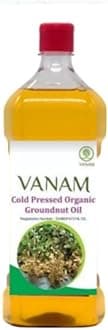 VANAM Cold Pressed Organic Groundnut Oil (1Lit)