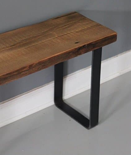 Modern Bench, Solid Reclaimed Wood Bench, Handmade Furniture, Dining Bench