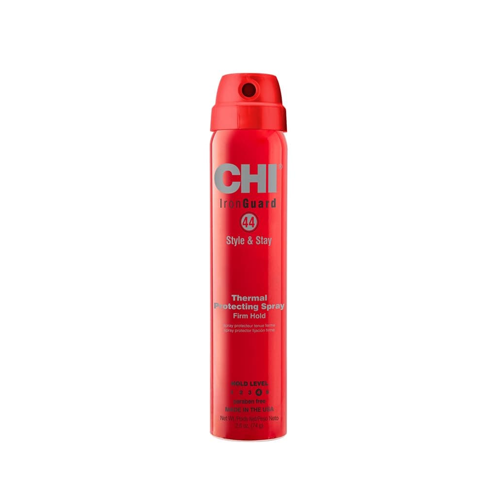 CHI 44 Iron Guard Style & Stay Firm Hold Protecting Spray, Heat Protectant & Hairspray For A Long-Lasting Hold, Sulfate & Paraben-Free, 2.6 Oz