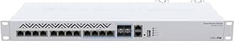 MikroTik CRS312-4C+8XG-RM – Network Switch L3, 10G, Ethernet (100/1000/10000), 1U, White