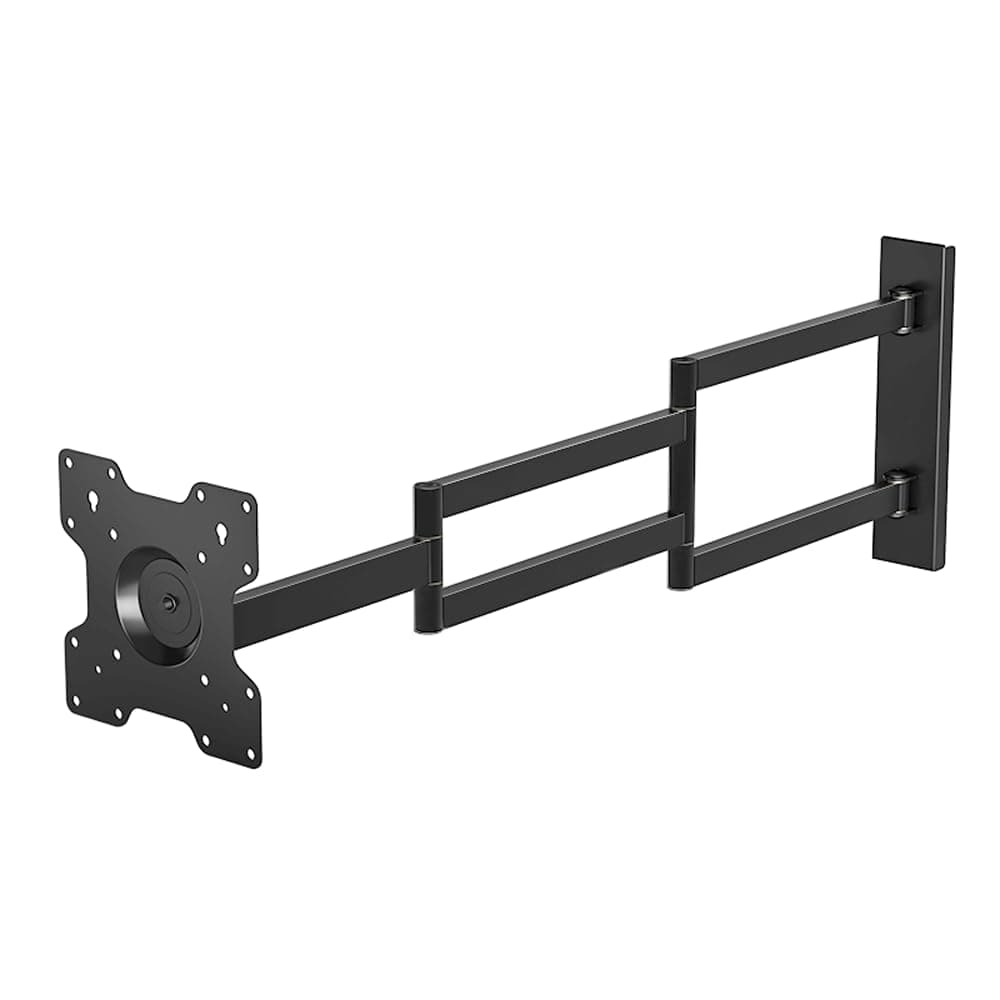 DQ Rotate XL 97 cm Black TV Wall Bracket - Original Packaging - Recommended TV Size: 15" - 40" (38-102 cm) - VESA 75x75 100x100 120x180 200x100 200x200 mm - Full Motion/Swivel/Turnable/Tilt/Rotation