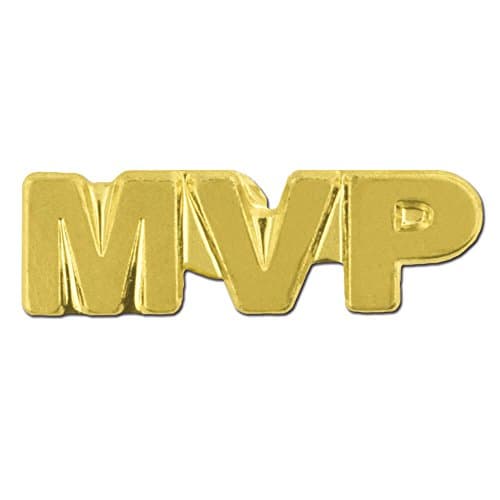 JDS Industries MVP Most Valuable Player Chenille Lapel Pin
