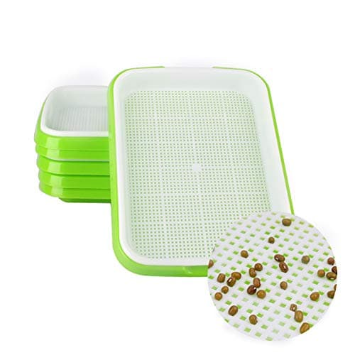 5 Pack Seed Sprouter Tray, Germination Trays for Seedling Planting, Garden, Home and Office