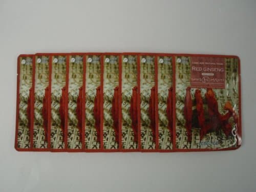 Korean Cosmetics_Lebelage Natural Mask Red Ginseng_10sheets