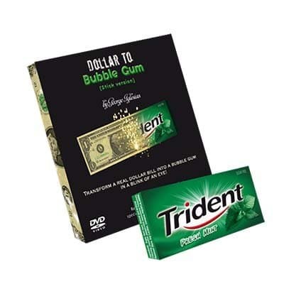 Twister Magic Dollar to Bubble Gum (Trident) Trick
