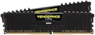 CORSAIR VENGEANCE LPX 16GB (2x8GB) DDR4 3600 (PC4-28800) C18 1.35V Desktop Memory - Black