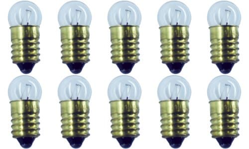 CEC Industries #1448 Fridge Bulbs, 24 V, 0.84 W, E10 Base, G-3.5 shape (Box of 10)