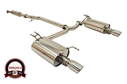 Yonaka Acura TSX 2004-2008 2.5" Stainless Steel Performance Catback Exhaust