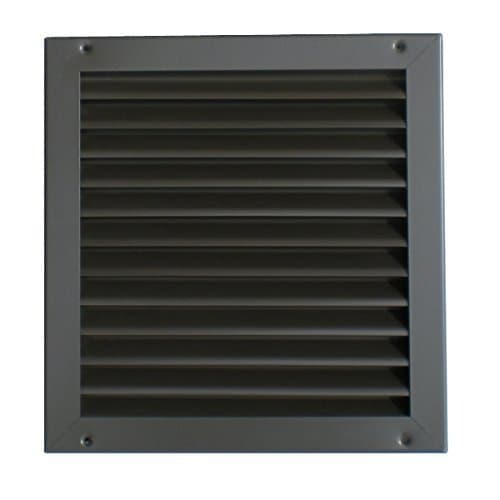 Air Louver 700A 18"(W) x 18"(H) Two Piece-Inverted Split"Y" Blades Door Vent, Mineral Bronze Finish