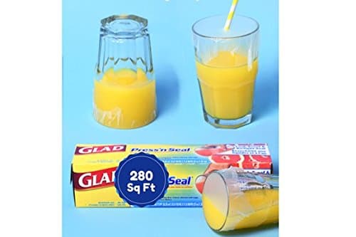 Glad Press N Seal Plastic Food Wrap Sealable Tight Wrap with Griptex Technology Multi Use Pack of 4 Total of 280 Sq Ft of Quality Wrap
