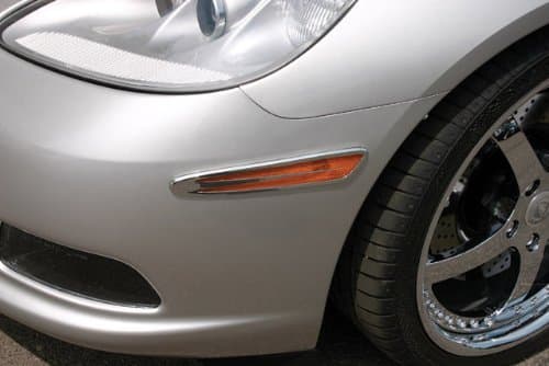 Corvette Side Marker Light Covers - Billet Chrome 4 Pc. (Set) : C6