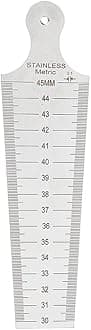 Bore gauge/Taper Gage Stainless Steel Taper Welding Gauge Inch & Metric Feeler Gap Hole Measure Tool (30-45MM)