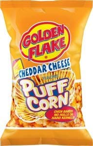 Puff Corn Cheddar Cheese, 6 oz Bags (Pack of 4)