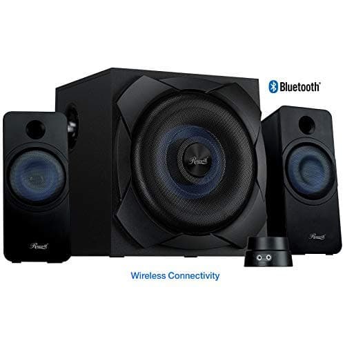 Rosewill Bluetooth 2.1 Speaker System with Subwoofer and Control Pod, 50 Watts RMS for Music, Movies, Computer, Gaming Systems - BZ-200