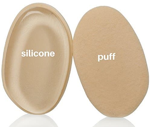 NEW! 2 In 1 Silicone Makeup Sponge Blender & Powder Puff Applicator | Soft, Flexible & Washable Surfaces | For Foundation, BB Creams, Serum, Blusher & More | Save Up To 50% Of Cosmetic Products