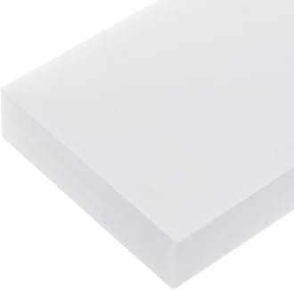 4-1/2" x 3" x 3/4" HDPE Plastic Sheet, High Density Polyethylene Sheet Cutting Board White Solid Block, [for DIY, Home Floor]