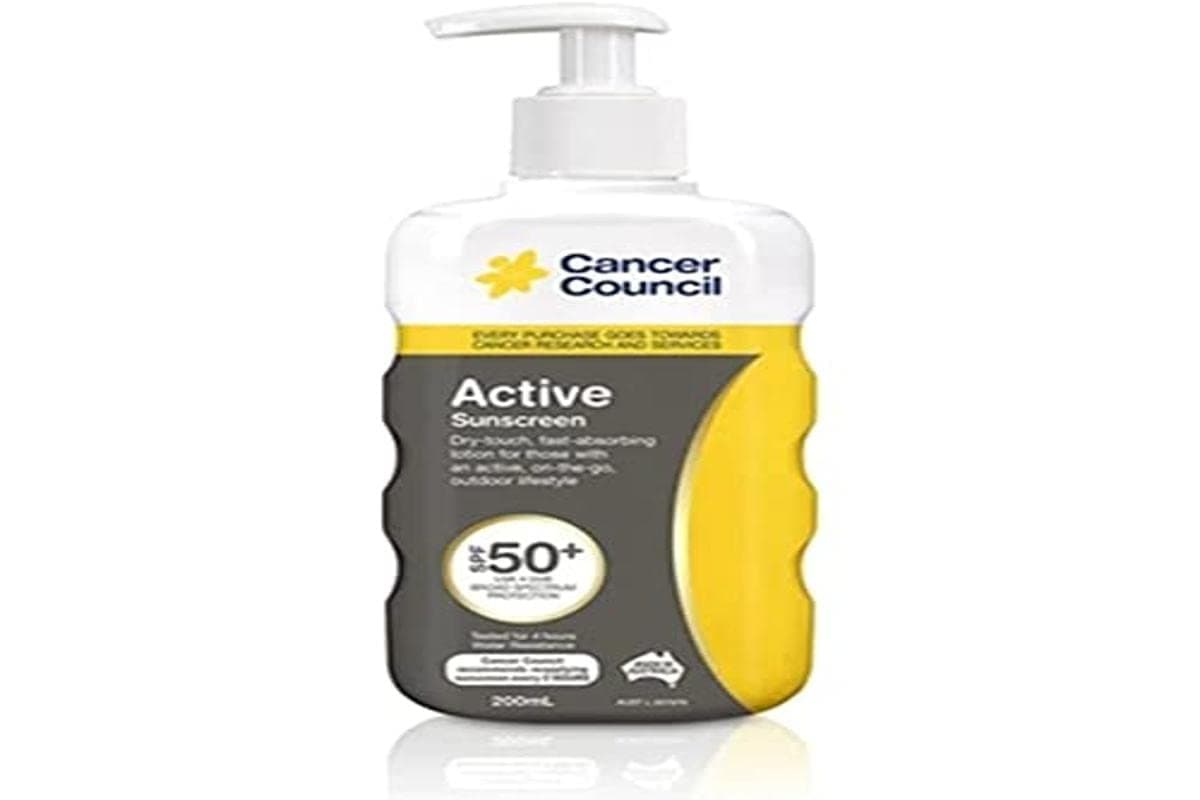 Cancer Council SPF 50+ Active 200ml Pump