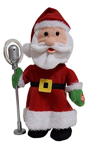 Christmas Santa Singing and Dancing with Microphone in Hand By 'BOOLAJ'