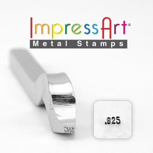 Impress Art 1.5 mm, .925, Bent Shank Ring Stamp by Impress Art Metal Stamps