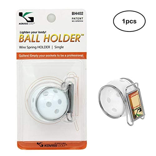 koviss Deluxe Golf Ball Clip Holder for Belt(Double)