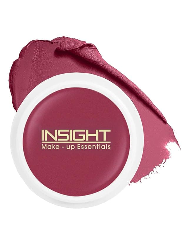 INSIGHT Blusher - Dusty Rose| Dewy Finish|Infused with Vitamin E| Multi Use |Super Pigmented -3.5g