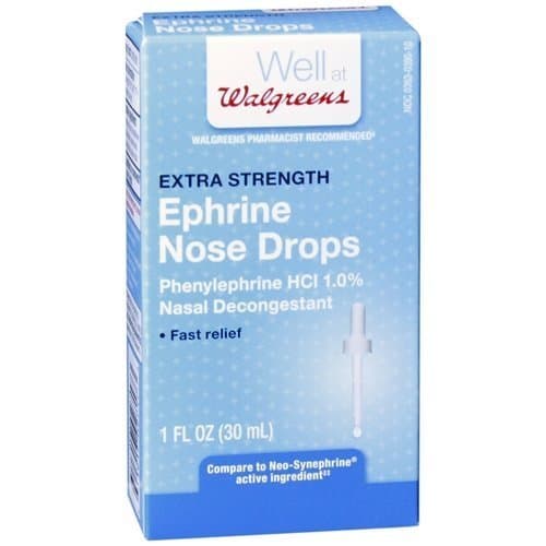 Ephrine Nose Drops 1 fl oz (pack of 2) by Walgreens
