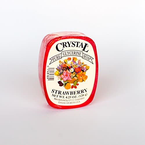 Crystal Glycerine Soap Bars Strawberry (24 bars)