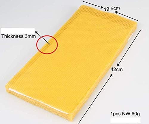 LM 30Pcs Honeycomb Foundation Beehive Wax Frames Waxing Beekeeping Equipment Bee Hive Comb Honey Frames