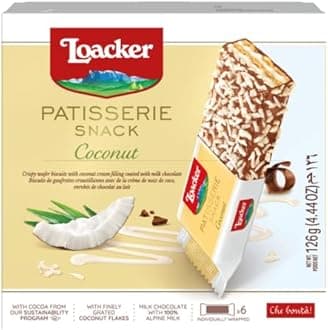 Patisserie Snack Coconut 21G, Pack Of 6