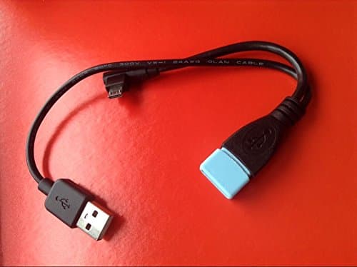 HOT Micro USB Male To USB Female Host OTG Cable + USB Power Cable Y Splitter