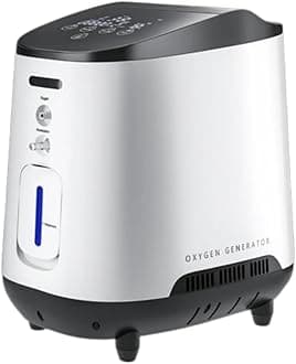 Portable Oxygen Generator,1-7L Adjustable Oxygen Concentrator Machine,Low Noise 93% Oxygen Concentrator,Portable Oxygen Machine fo Home use,ROGS