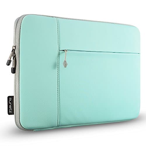 Runetz Sleeve for MacBook Pro 15 inch Sleeve Neoprene Case for A1990, A1707, A1398 with Accessory Pocket Cover 2019 2018 2017 2016, Laptop Sleeve 15 inch, Teal