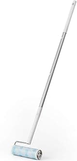 UNIKON (1 Lint Roller, White) - 802 Lint Roller Sticky Roller Pet Hair Roller, Long Handle Sticky Mop With 1.2m Extendable Handle 30 Sheets Roller