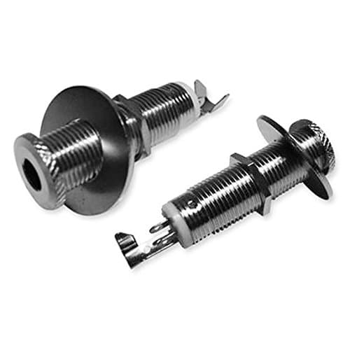 6.35mm 1/4" Jack Mono Chassis Panel Mount Guitar Input Socket Connector